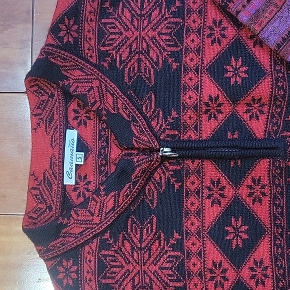 Caamano 100% Alpaca hand knit sweater S/XS - Picture 2 of 5